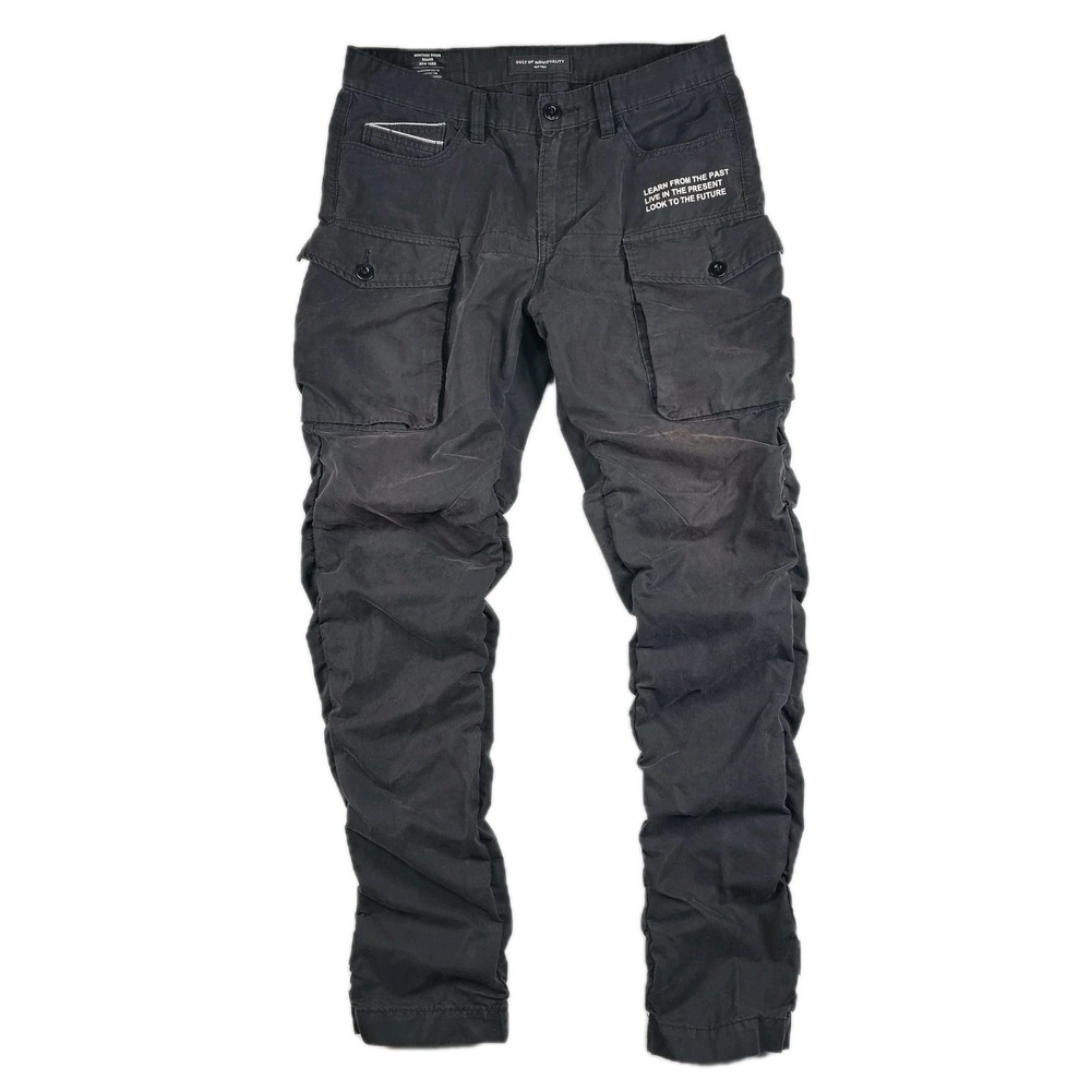 Cult of Individuality Rocker Cargo Stacked Pants Mens 32x31 Twill Paratrooper